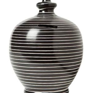 Terramundi Money Pot - Stripe Black and White