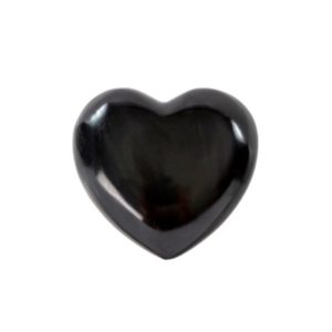 Soapstone Full Heart Black - Large